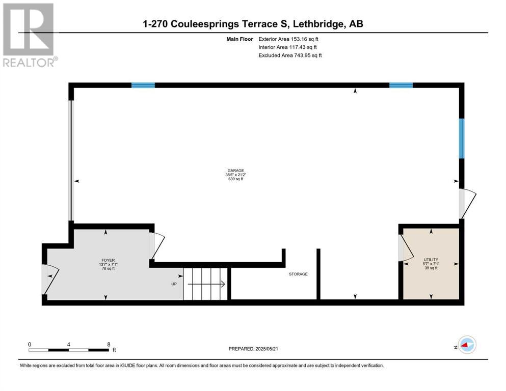 1, 270 Couleesprings Terrace S, Lethbridge, Alberta  T1K 5P1 - Photo 45 - A2210147