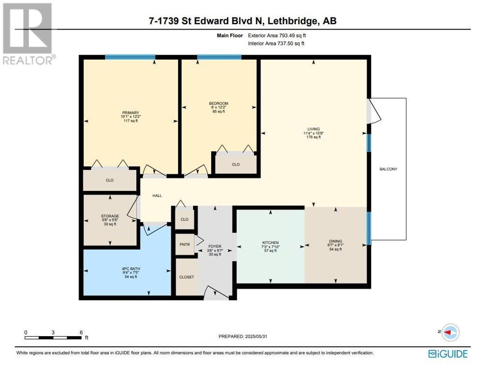 7, 1739 St Edward Boulevard N, Lethbridge, Alberta  T1H 1X2 - Photo 15 - A2225588