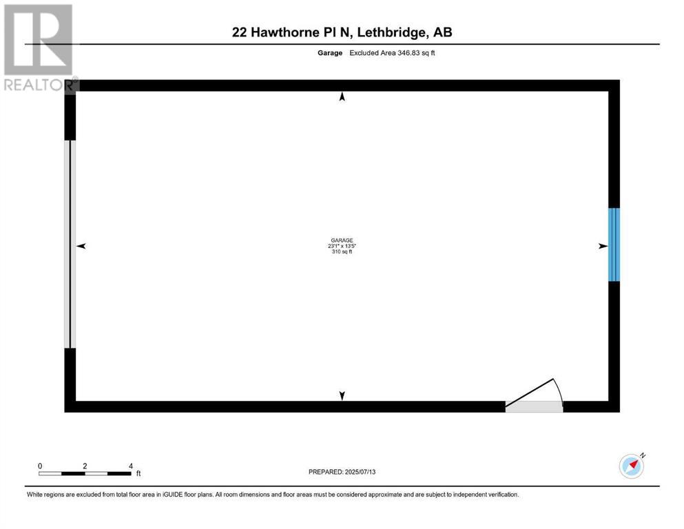 22 Hawthorne Place N, Lethbridge, Alberta  T1H 4L7 - Photo 43 - A2239611