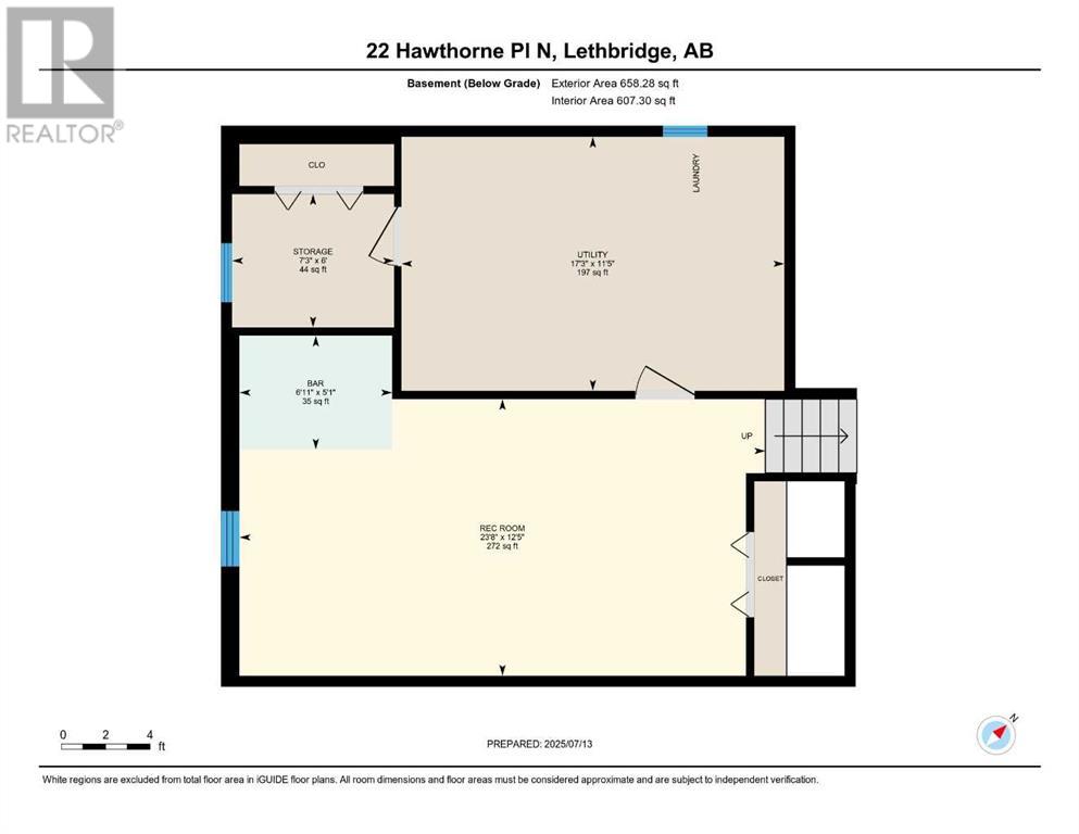 22 Hawthorne Place N, Lethbridge, Alberta  T1H 4L7 - Photo 42 - A2239611
