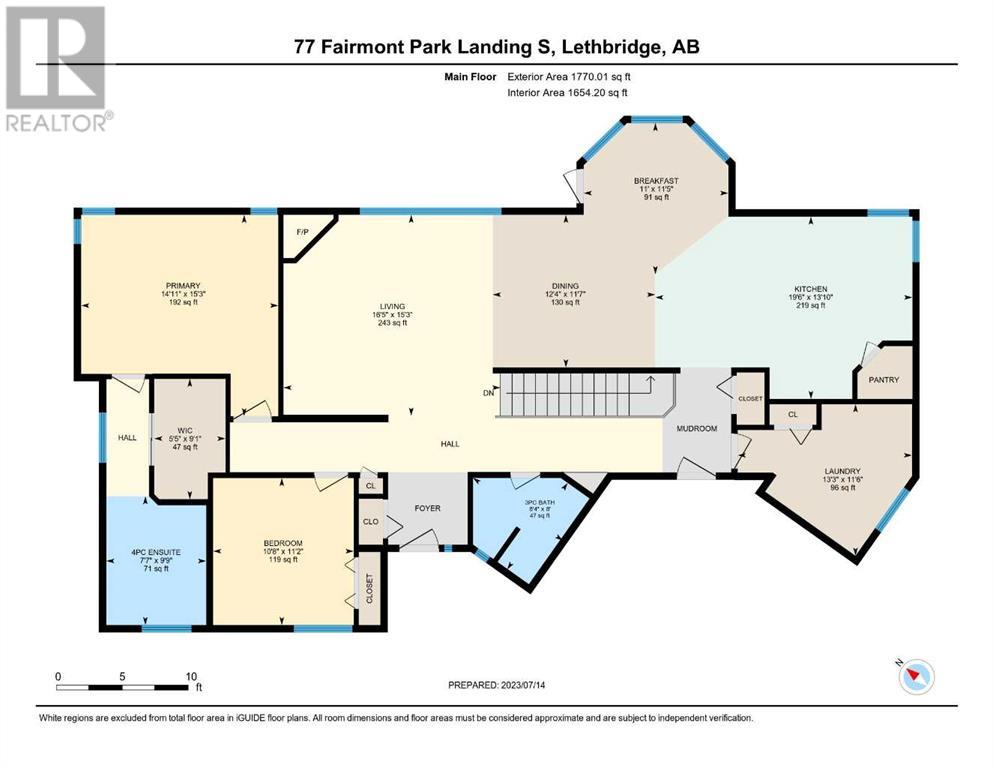 77 Fairmont Park Landing S, Lethbridge, Alberta  T1K 7L1 - Photo 48 - A2233414